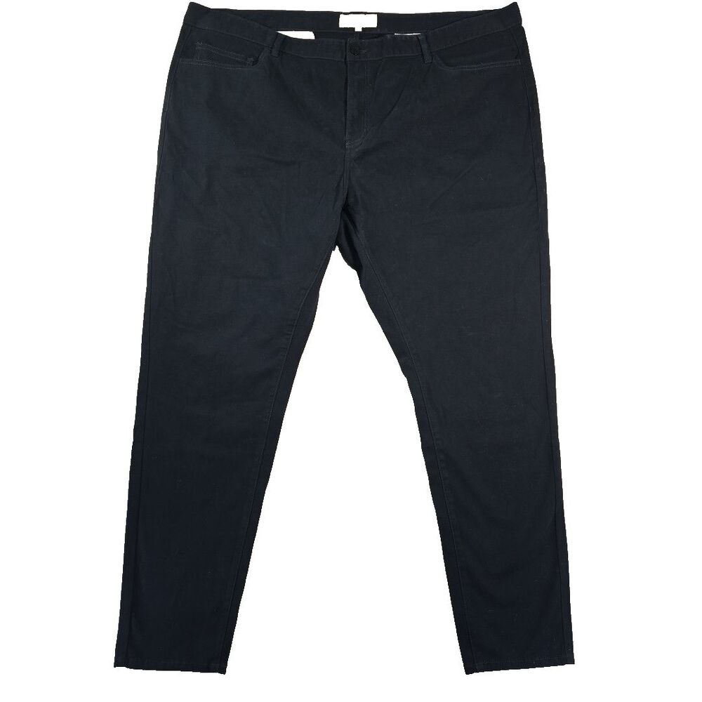 Dapper Boi Chino Slim Premium Pants Stretch Unisex Size 48x31 Navy Preppy